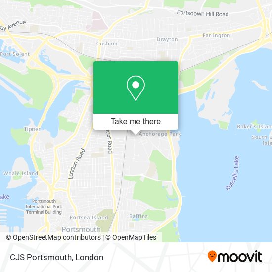 CJS Portsmouth map