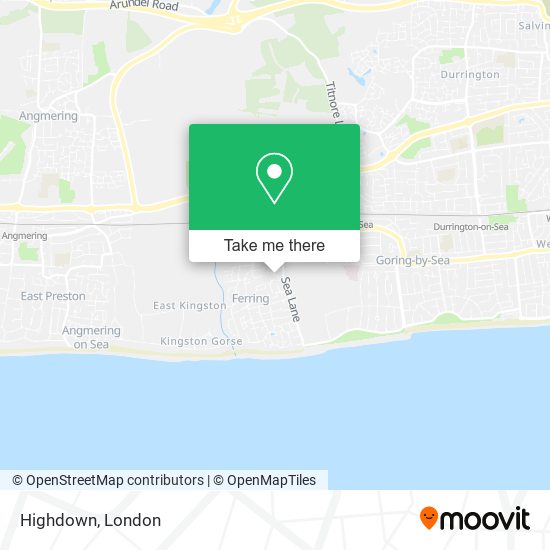 Highdown map
