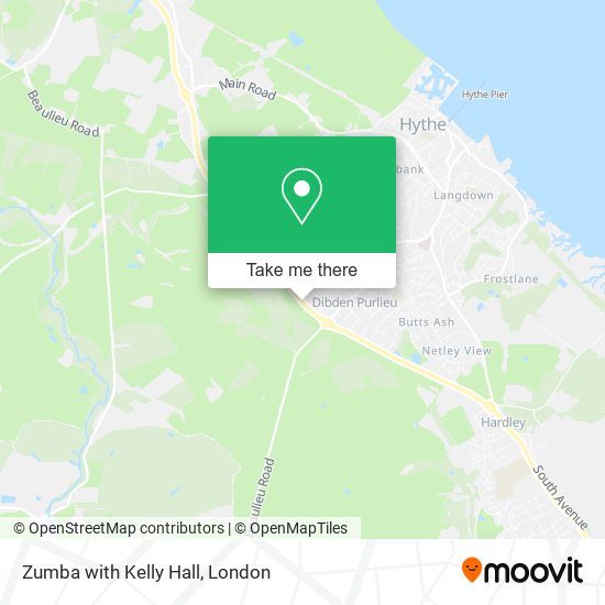 Zumba with Kelly Hall map