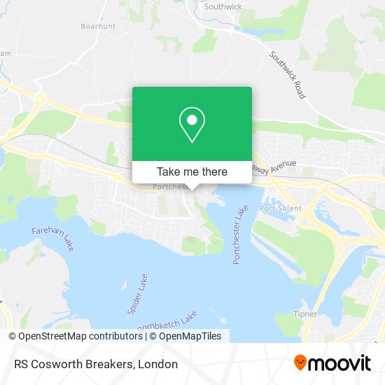 RS Cosworth Breakers map