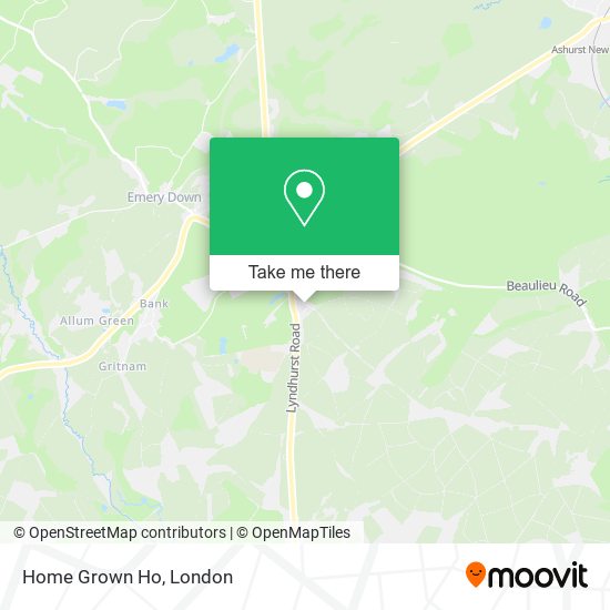Home Grown Ho map