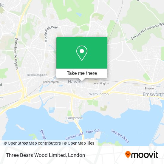 Three Bears Wood Limited map