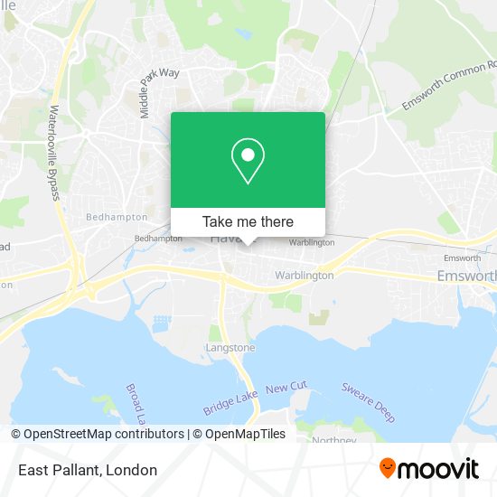 East Pallant map