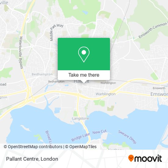 Pallant Centre map