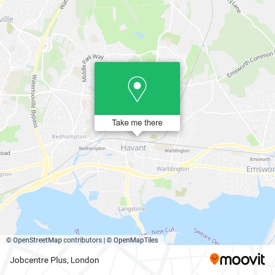 Jobcentre Plus map