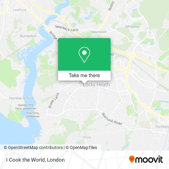 I Cook the World map