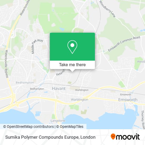 Sumika Polymer Compounds Europe map