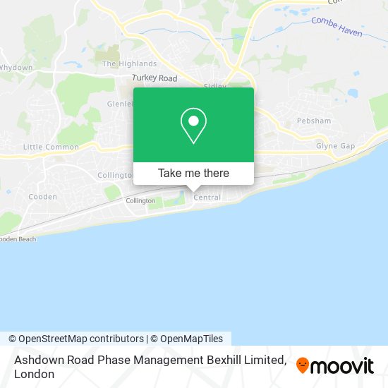 Ashdown Road Phase Management Bexhill Limited map