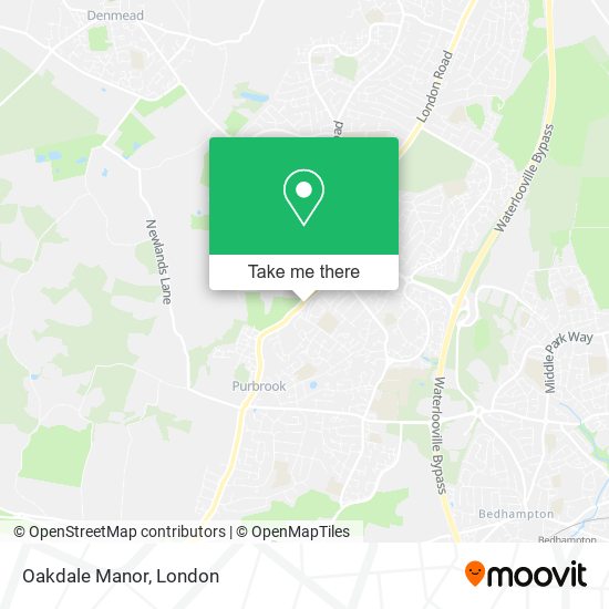 Oakdale Manor map