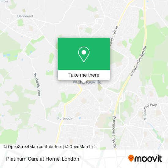 Platinum Care at Home map