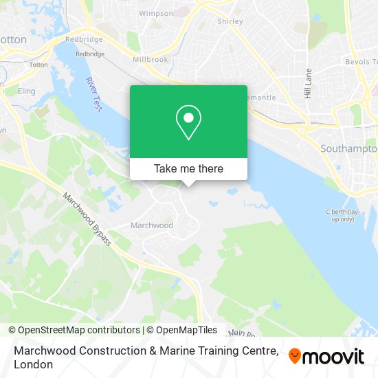 Marchwood Construction & Marine Training Centre map