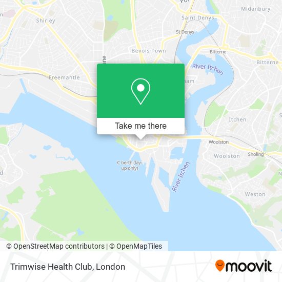 Trimwise Health Club map