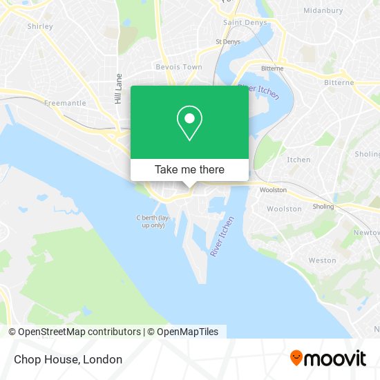Chop House map