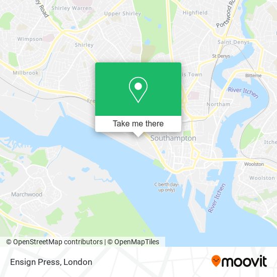 Ensign Press map