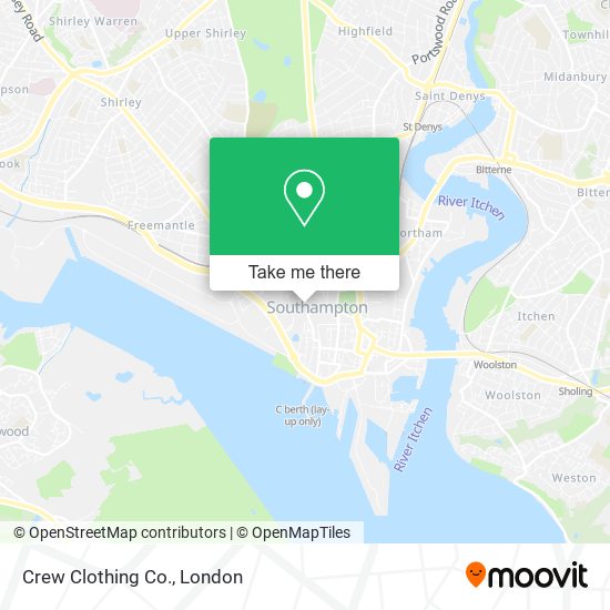 Crew Clothing Co. map