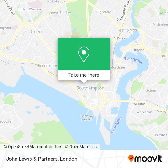 John Lewis & Partners map