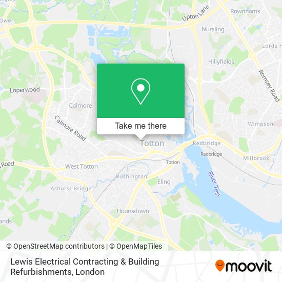 Lewis Electrical Contracting & Building Refurbishments map