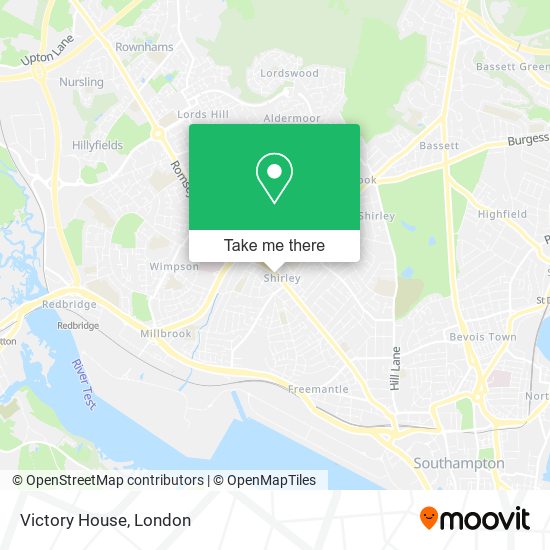Victory House map