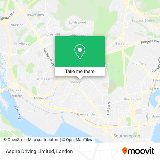 Aspire Driving Limited map