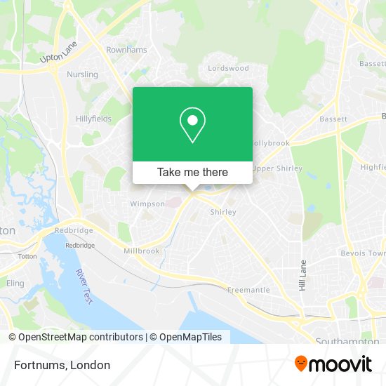 Fortnums map