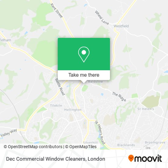 Dec Commercial Window Cleaners map