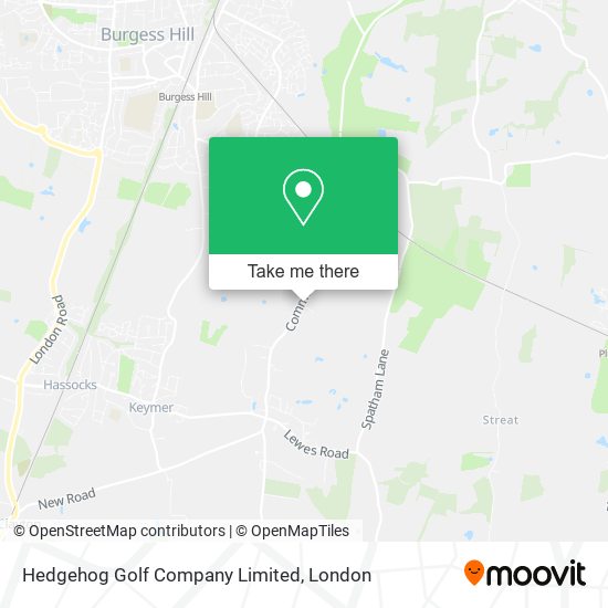 Hedgehog Golf Company Limited map