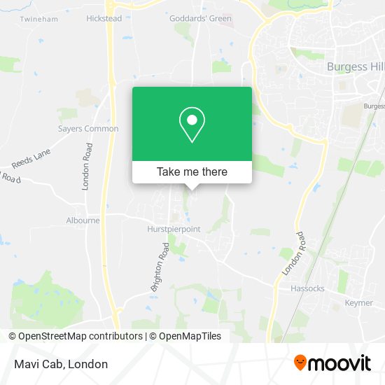 Mavi Cab map
