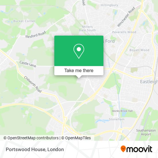 Portswood House map
