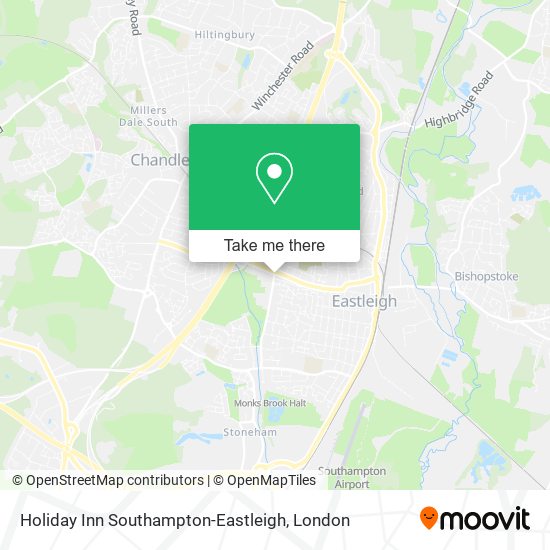 Holiday Inn Southampton-Eastleigh map