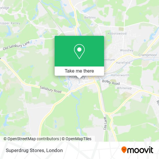 Superdrug Stores map