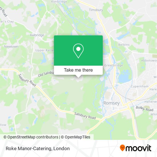 Roke Manor-Catering map