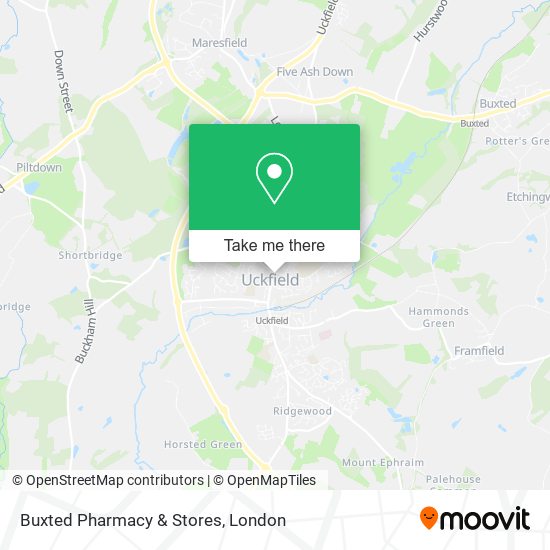 Buxted Pharmacy & Stores map