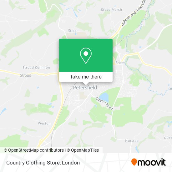 Country Clothing Store map