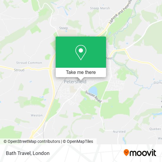 Bath Travel map