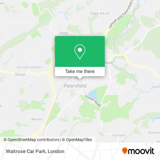 Waitrose Car Park map