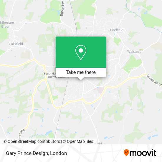 Gary Prince Design map