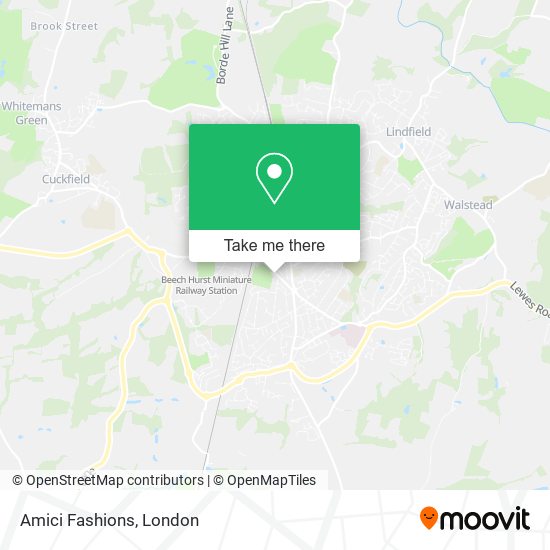 Amici Fashions map