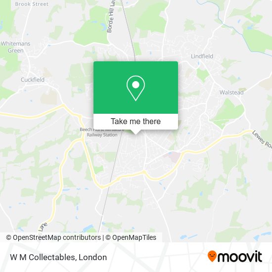 W M Collectables map