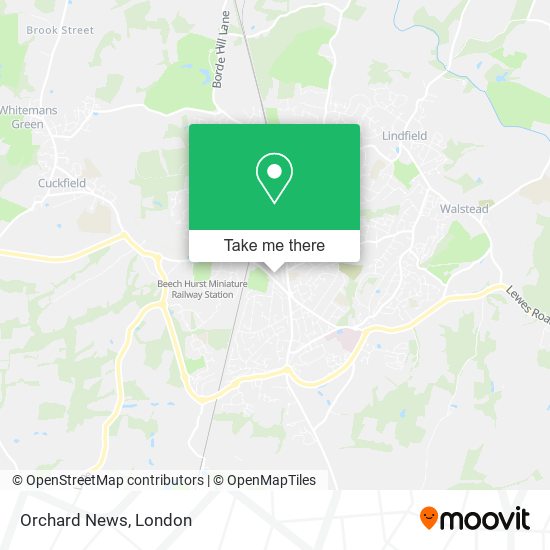 Orchard News map