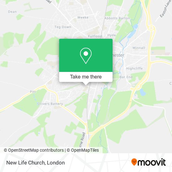 New Life Church map