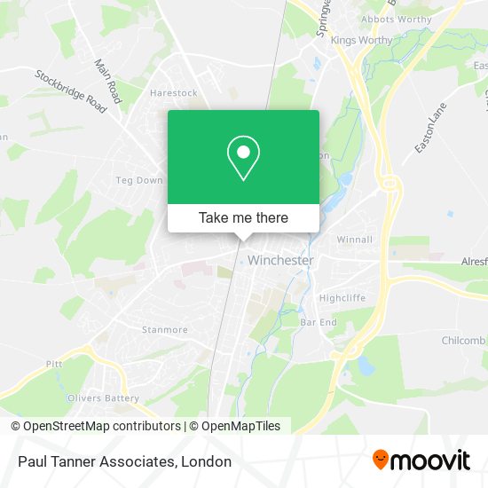 Paul Tanner Associates map