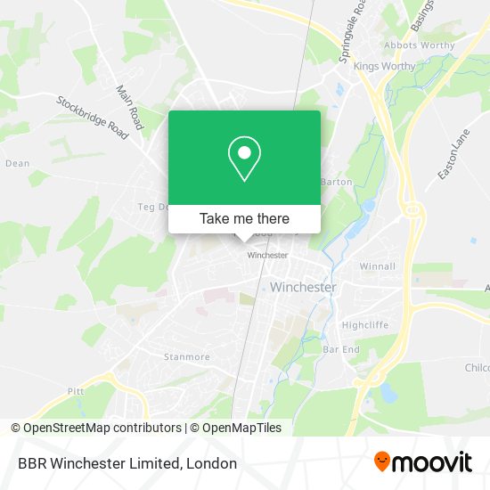 BBR Winchester Limited map