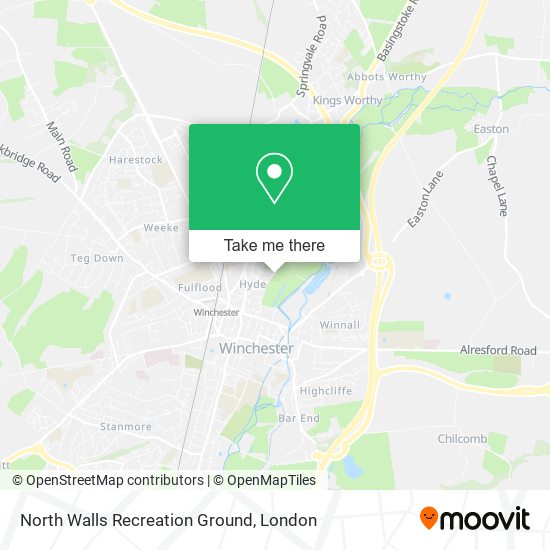 North Walls Recreation Ground map