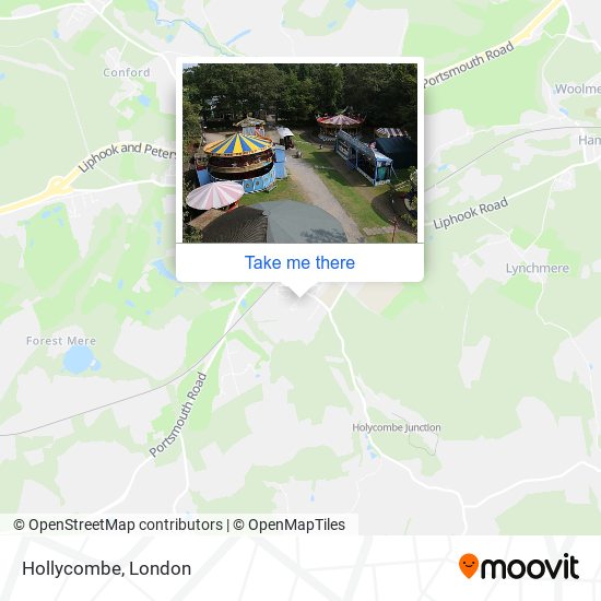 Hollycombe map