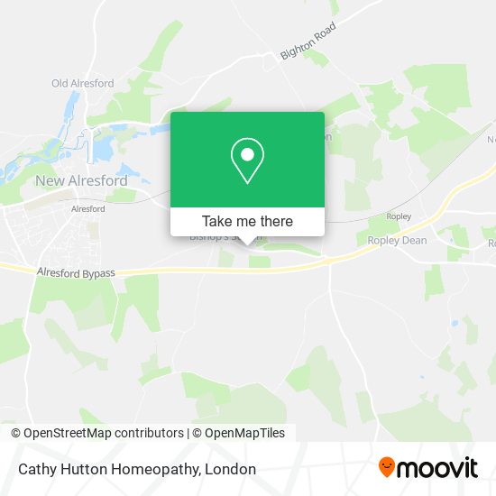 Cathy Hutton Homeopathy map
