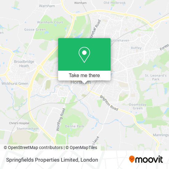 Springfields Properties Limited map