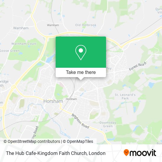 The Hub Cafe-Kingdom Faith Church map