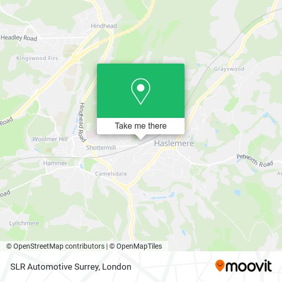 SLR Automotive Surrey map