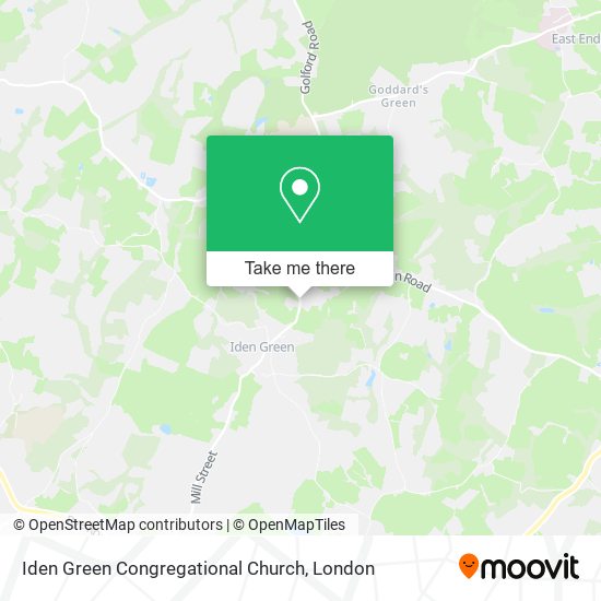 Iden Green Congregational Church map