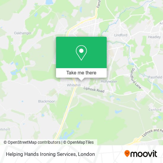 Helping Hands Ironing Services map